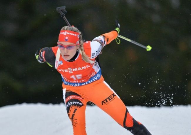 Paulína Fialková skončila desiata v šprinte na ME v biatlone
