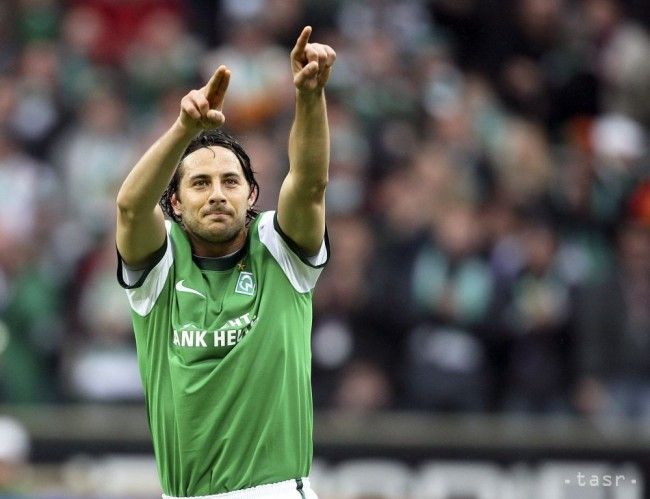 Pizarro strelil jubilejný stý gól v drese Brém