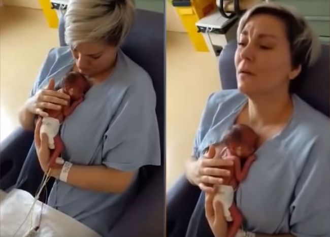 Video: Matka prvýkrát drží v náručí svoje predčasne narodené bábo