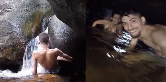 Video: Objavte skrytú jaskyňu za vodopádom
