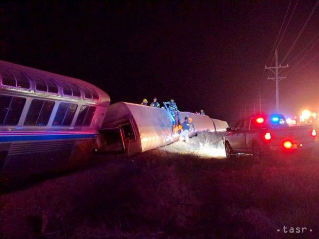 V Kansase sa vykoľajil vlak spoločnosti Amtrak, nik nie je v ohrození