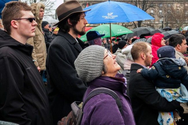 Tisíce učiteľov protestovali v Budapešti proti systému vzdelávania