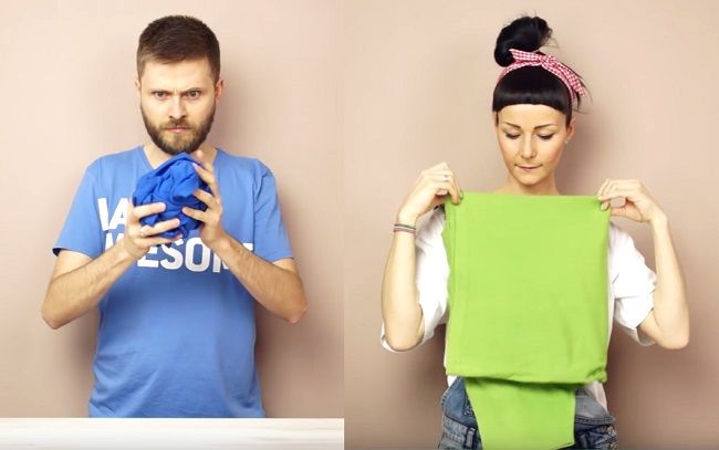 Video: 2 spôsoby, ako skladať tričká ako profík