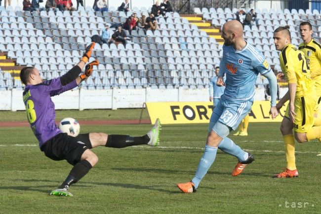 Slovan si skomplikoval boj o titul, prehral s Myjavou 0:1