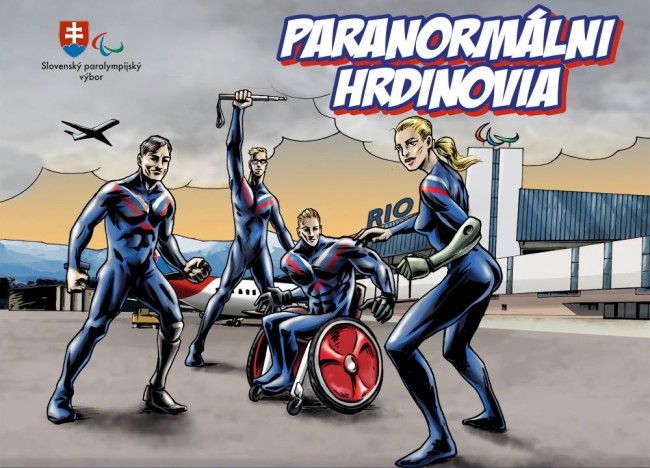 Slovenskí paralympionici vystupujú ako hrdinovia z komiksu