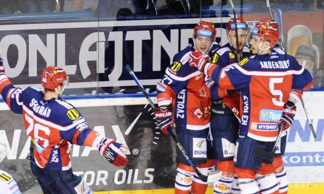 Zvolen zvíťazil na ľade Nitry. Semifinálovú sériu vyrovnal na 1:1