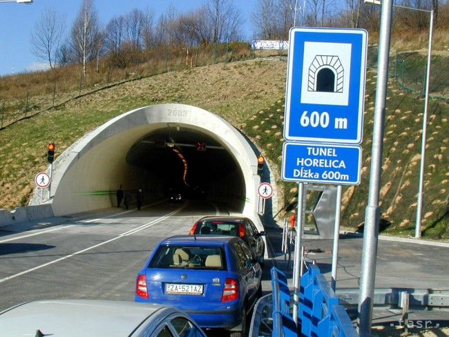 Tunel Horelica bude pre údržbu uzavretý od dnešného večera uzavretý