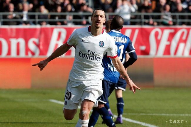 Ibrahimovič hetrikom zničil Nice, PSG zvýšil svoj náskok