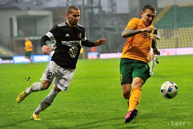 Futbalisti Dunajskej Stredy nevyužili šance, proti Žiline prehrali 1:4