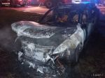 NOVÁ BAŇA: Mestskej poslankyni zhorelo auto, prípad vyšetruje polícia