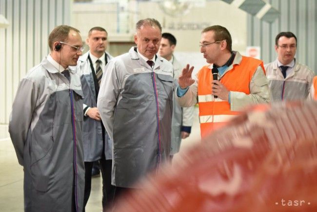 Prezident Andrej Kiska podporil slovenských strojárov