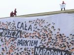 Greenpeace protestovalo. Proti ťažbe dreva v Bielovežskom pralese