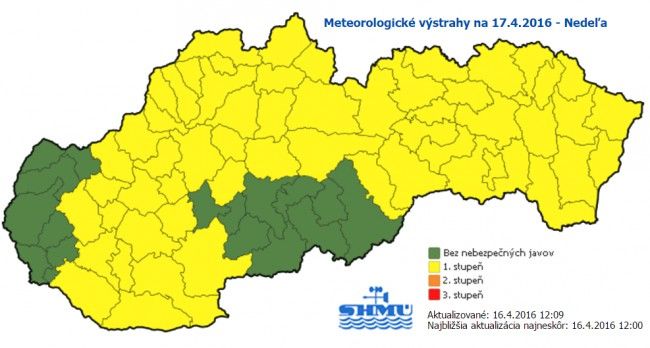 Meteorológovia varujú: Na väčšine územia bude zajtra silno fúkať