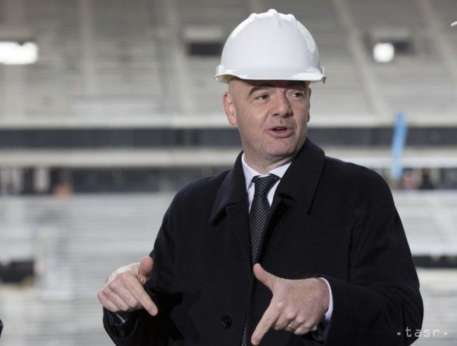 Infantino odštartoval návštevu Ruska, pozrel si Lužniki