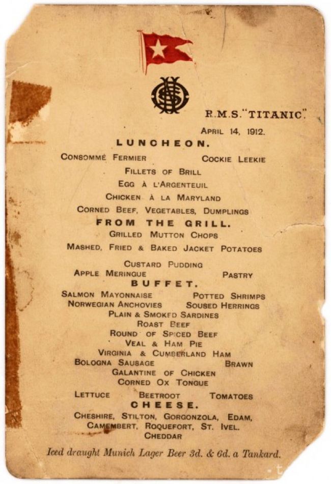 Domaša sa prostredníctvom gastronómie preniesla na palubu Titanicu