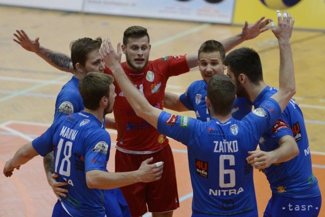 Volejbal: Nitra vyhrala v Prešove piaty zápas a titul má na dosah