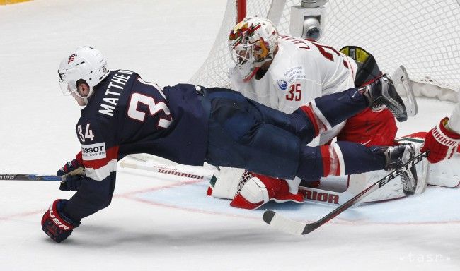 Američania majú prvé víťazstvo, Bielorusko zdolali 6:3