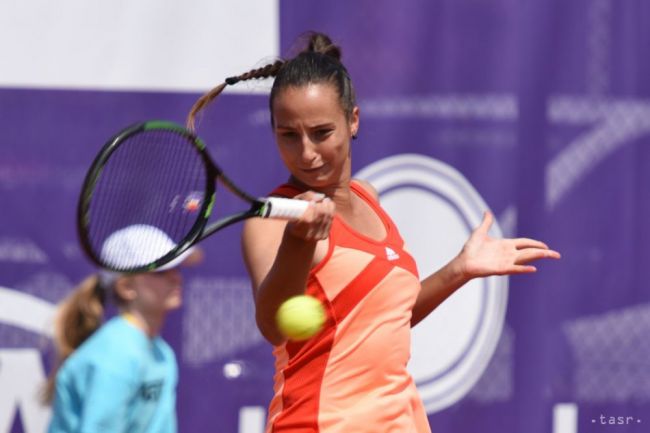 Juríková neuspela v druhom kole dvojhry na turnaji EMPIRE Slovak Open