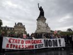 Policajti v Paríži demonštrovali proti prejavom násilia voči nim