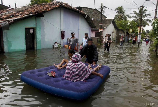 Prívalové dažde na Srí Lanke si vyžiadali najmenej 37 mŕtvych