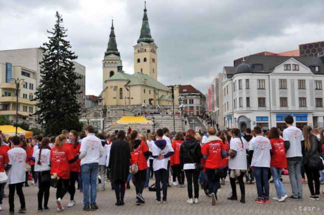 Štvorylku v Žiline tancovalo 1332 ľudí