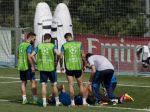 VIDEO: Ronaldo mal na tréningu kolíziu, ležal na trávniku v bolestiach