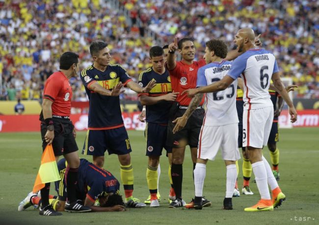 Kolumbia zdolala v otváracom dueli Copa America USA 2:0