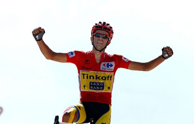 Contador triumfoval v prológu Criterium du Dauphine