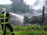 V Spišskom Bystrom horela technická budova