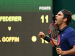 Federer vyradil Goffina, v semifinále v Halle ho čaká Zverev