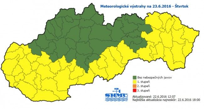 Aj dnes nás čakajú vysoké teploty