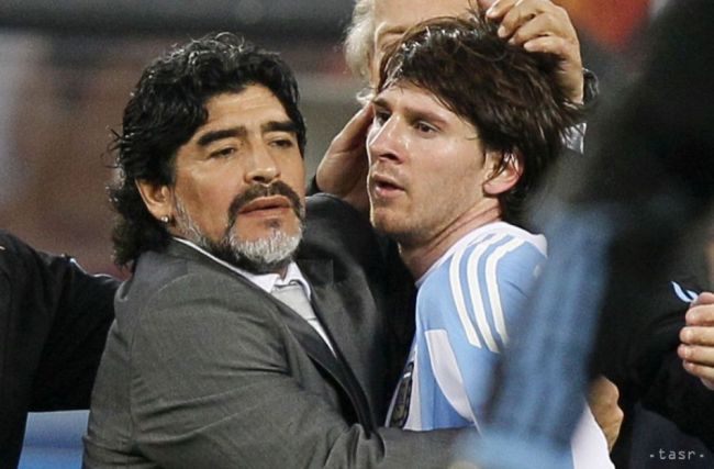 Maradona o Messim: Nechajme ho dovolenkovať