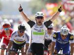 FOTO: Cavendish víťazom prvej etapy Tour de France, Sagan tretí