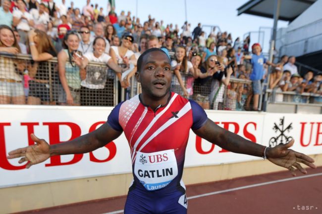 Američan Gatlin vyhral národný šampionát na 100 m vo výkone roka