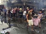 Počet obetí nedeľňajších bombových útokov v Bagdade stúpol na 281