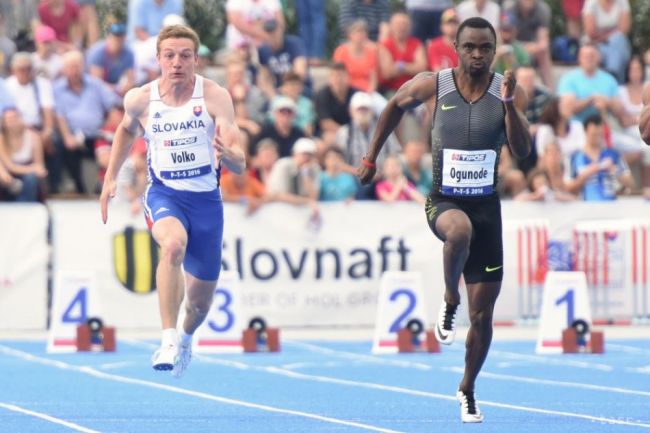 Volko nepostúpil do finále na 100 m