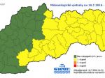 Slovensko dnes potrápi silný vietor i dážď