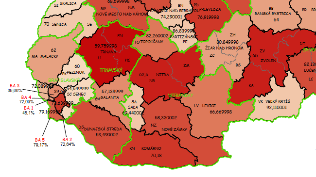 Mapa kriminality: Toto sú najnebezpečnejšie miesta na Slovensku