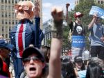 Vo Filadelfii protestovali tisíce ľudí proti vymenovaniu Clintonovej