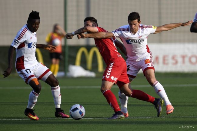 LIGA MAJSTROV:Trenčín prehral s Legiou Varšava o gól, rozhodol Nikolič