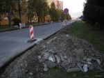 Rekonštrukcia Bernolákovej ulice v Poprade napreduje