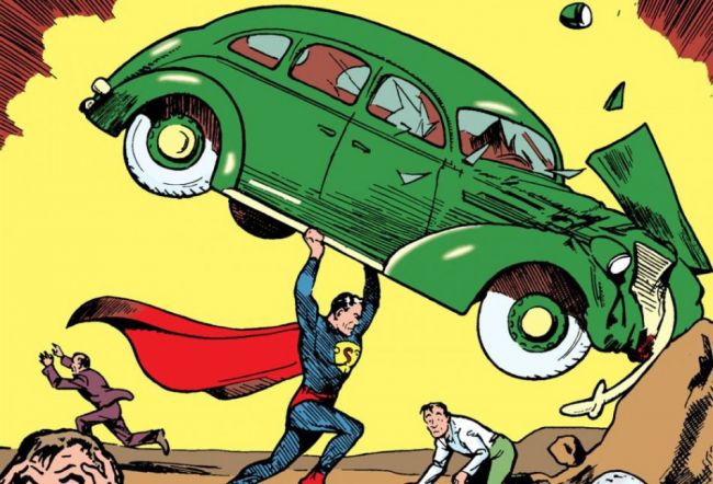 Komiks s prvým vyobrazením Supermana vydražili za takmer milión USD