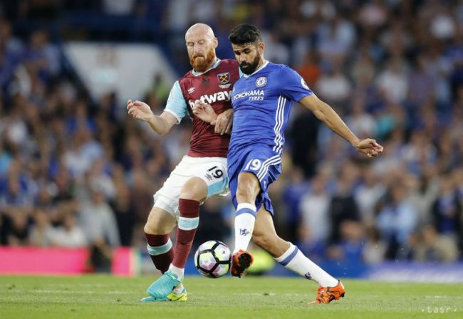 Chelsea zdolala West Ham 2:1, v závere rozhodol Costa