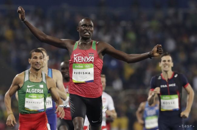 OH2016: Kenský atlét Rudisha obhájil zlato z Londýna na 800 metrov