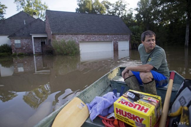 Záplavy v Louisiane majú už najmenej 13 obetí