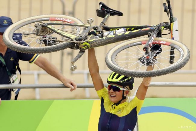 Horská cyklistka Rissvedsová vybojovala pre Švédsko historické zlato