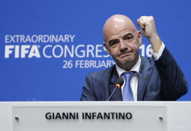 Šéf FIFA Infantino zarobí tento rok 1,5 milióna švajčiarskych frankov
