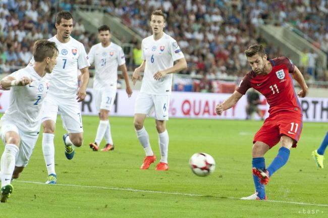 KVALIFIKÁCIA : Zápas Slovákov s Anglickom rozhodol Lallana v závere