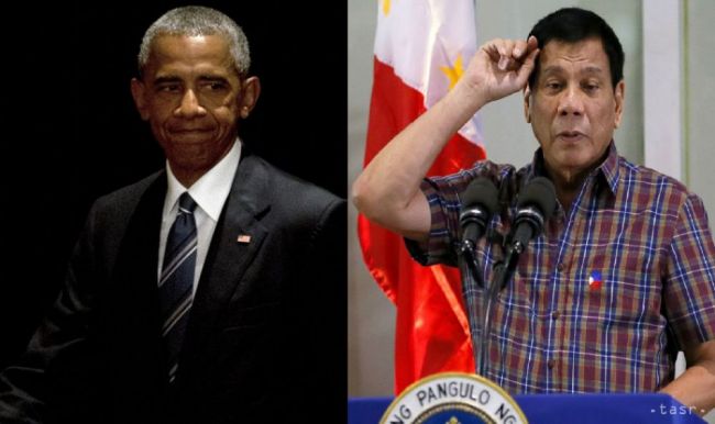 Obama sa napriek nepríjemnostiam stretol s filipínskym lídrom Dutertem