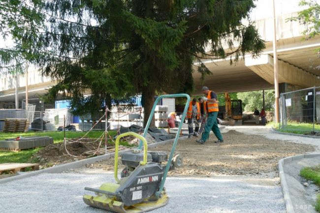 V Žiline rekonštruujú park. Bude modernou vizitkou mesta